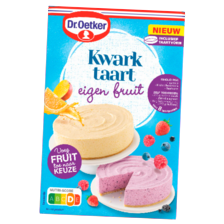 Dr. Oetker kwarktaart eigen fruit